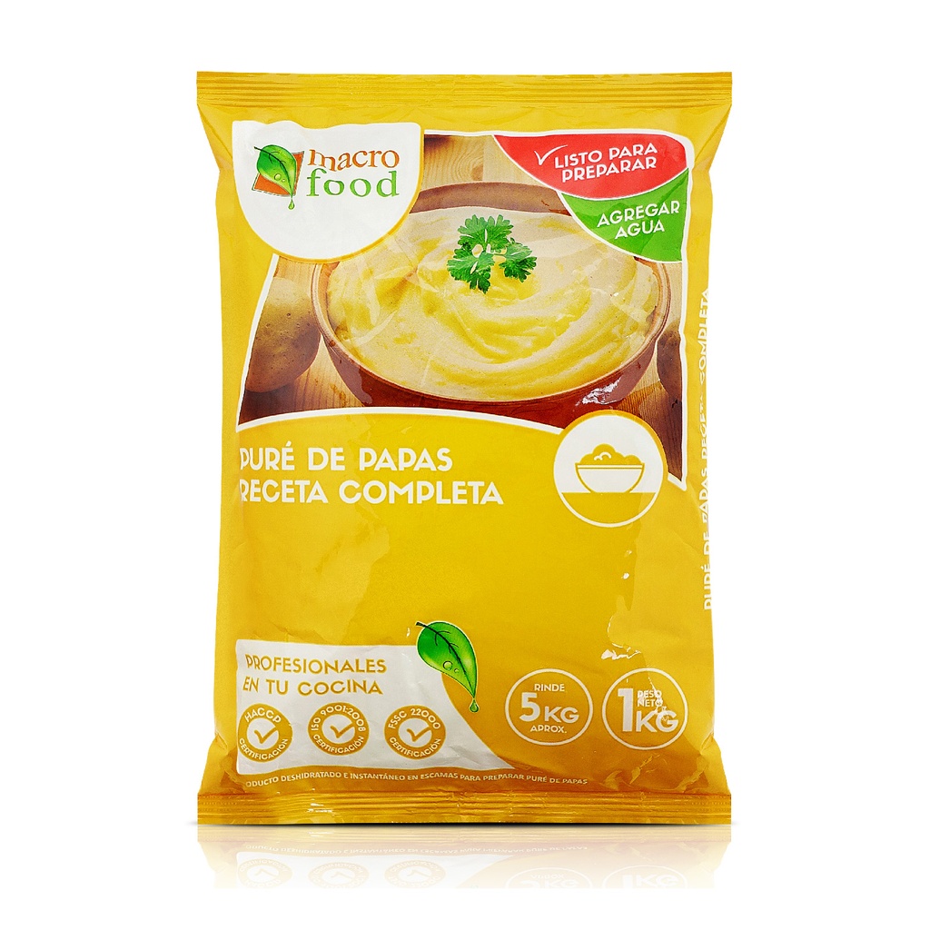 PURÉ FÓRMULA COMPLETA MACROFOOD 1 Kilo