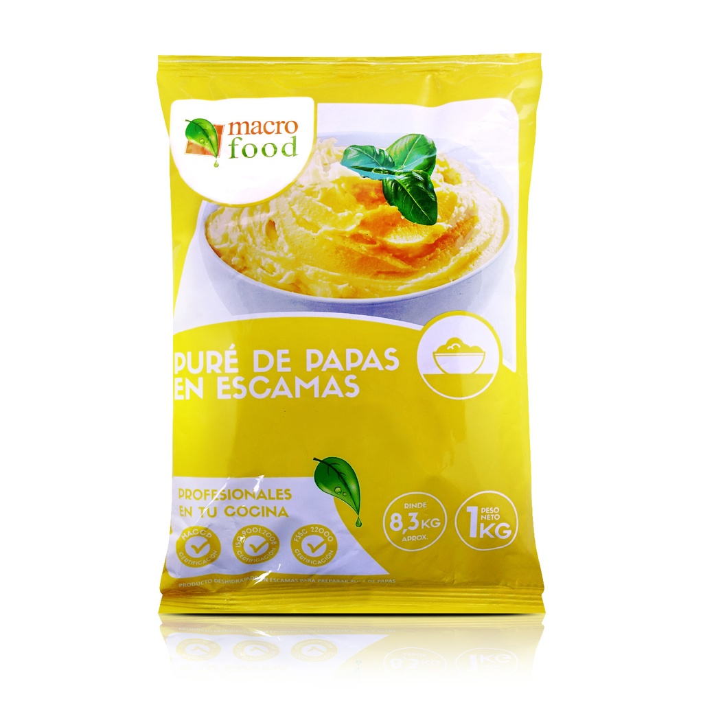 PURÉ ESCAMAS MACROFOOD 1 Kilo
