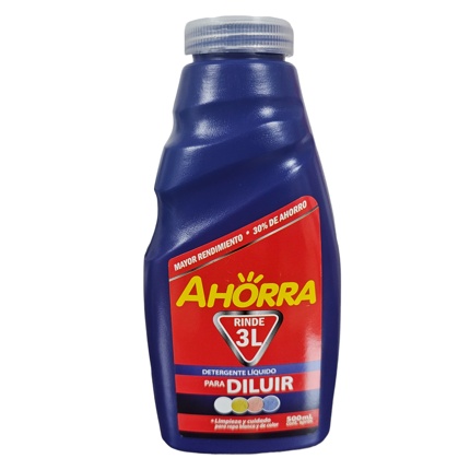 DETERGENTE DILUIBLE AHORRA 500 ML