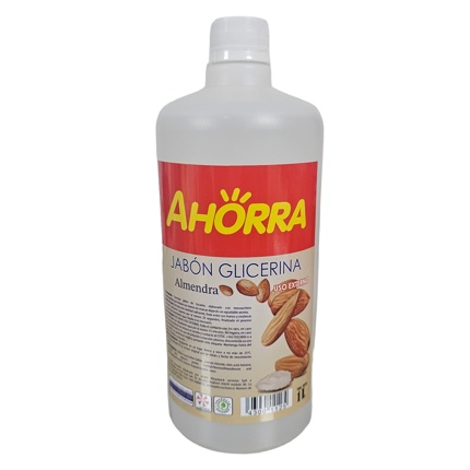 JABON GLICERINA ALMENDRA AHORRA 1 Litro