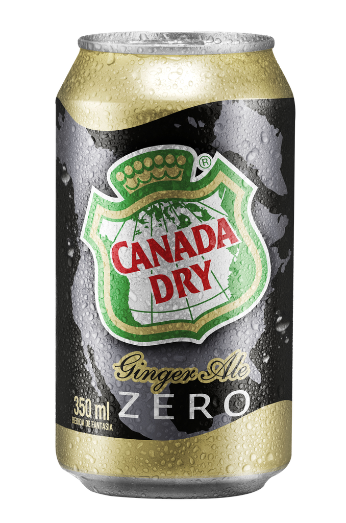 BEBIDA GASEOSA LATA CANADA DRY ZERO 350 CC