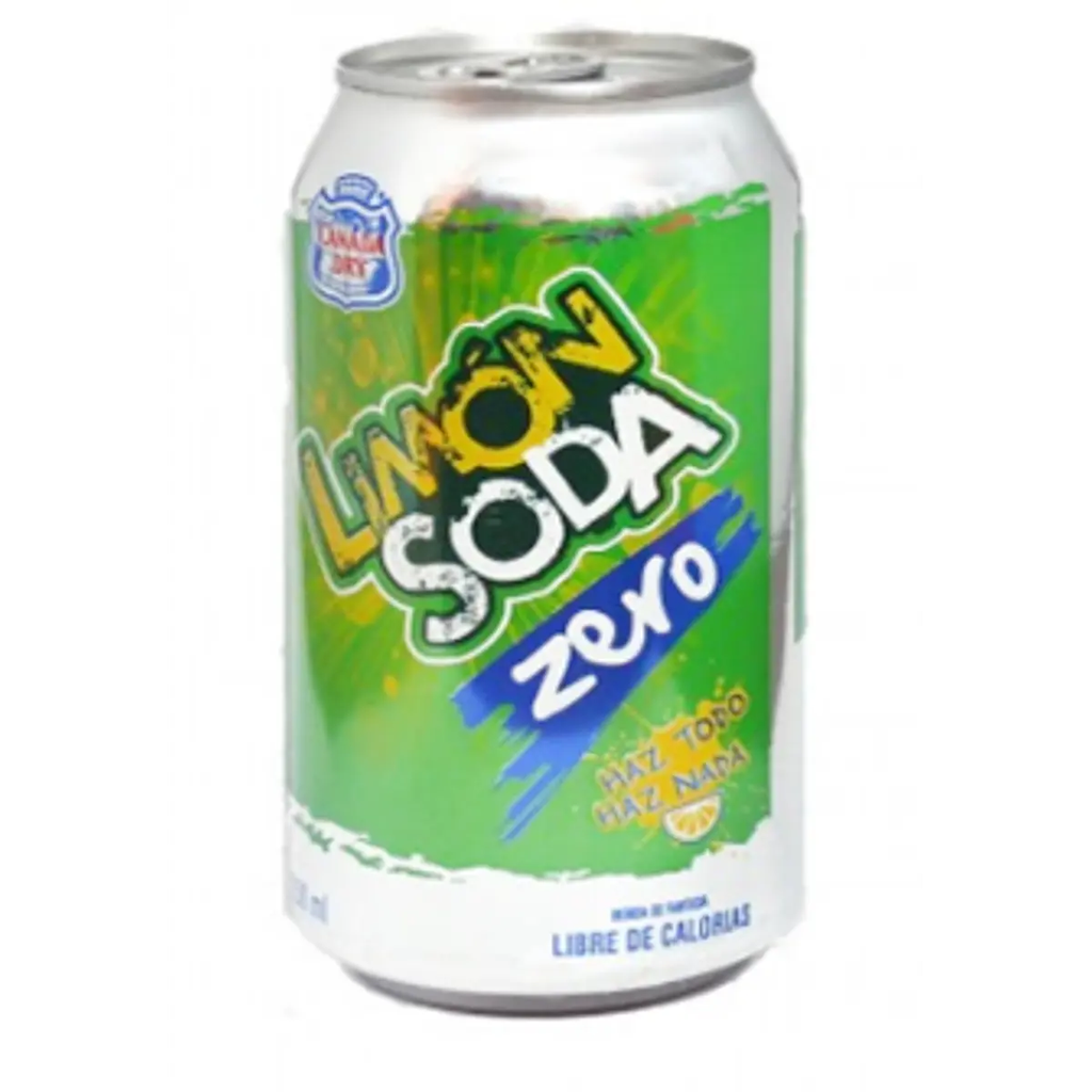 BEBIDA GASEOSA LATA LIMON SODA ZERO 350 CC