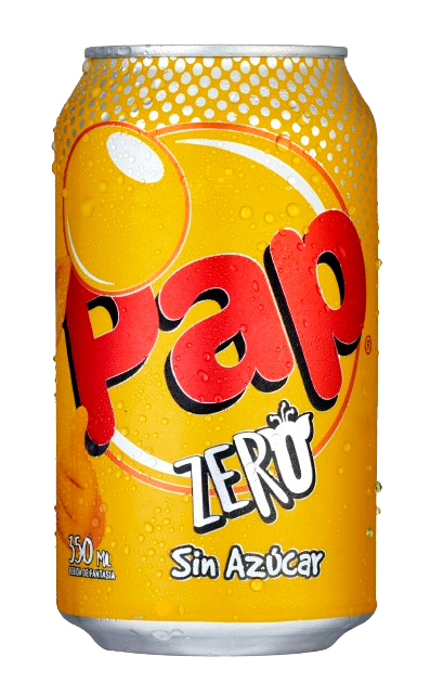 BEBIDA GASEOSA LATA PAP ZERO 350 CC