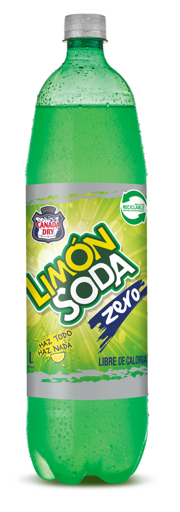 BEBIDA GASEOSA PET LIMÓN SODA ZERO 1,5 Lts.