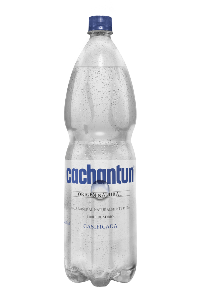AGUA C/GAS CACHANTUN PET 1,6 Lts.