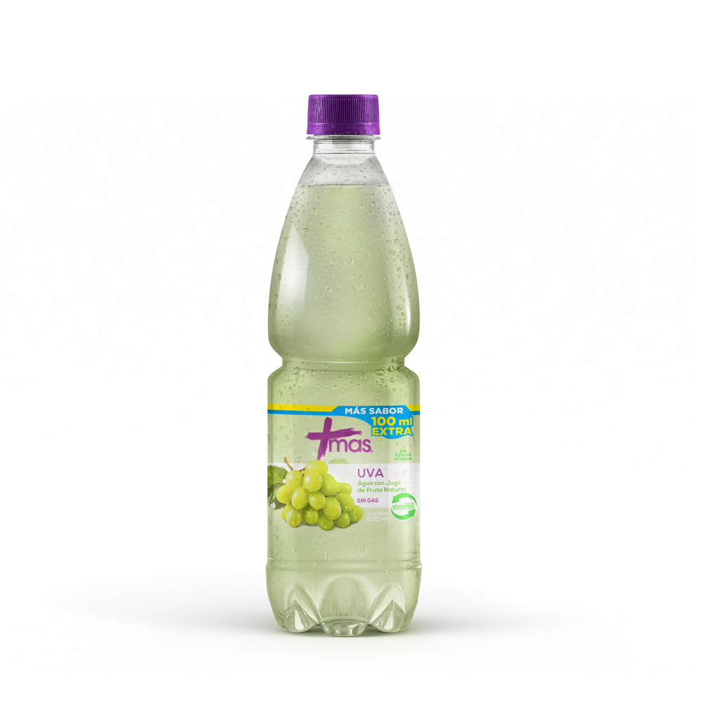 AGUA MAS UVA CACHANTUN PET 600 CC