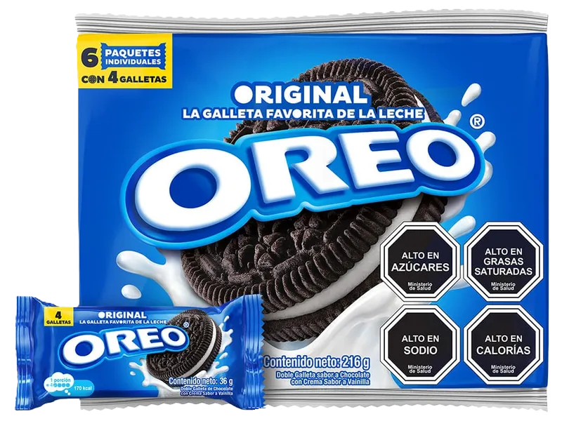 GALLETA REGULAR CHICA OREO 216 Grs.