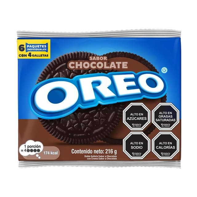 GALLETA CHOCOLATE CHICA OREO 216 Grs.