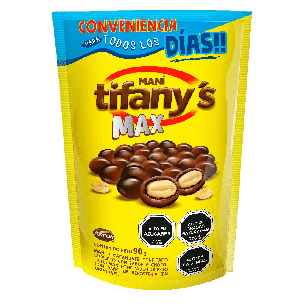 MANI CHOCOLATE TIFANYS DOYPACK 90 Grs.