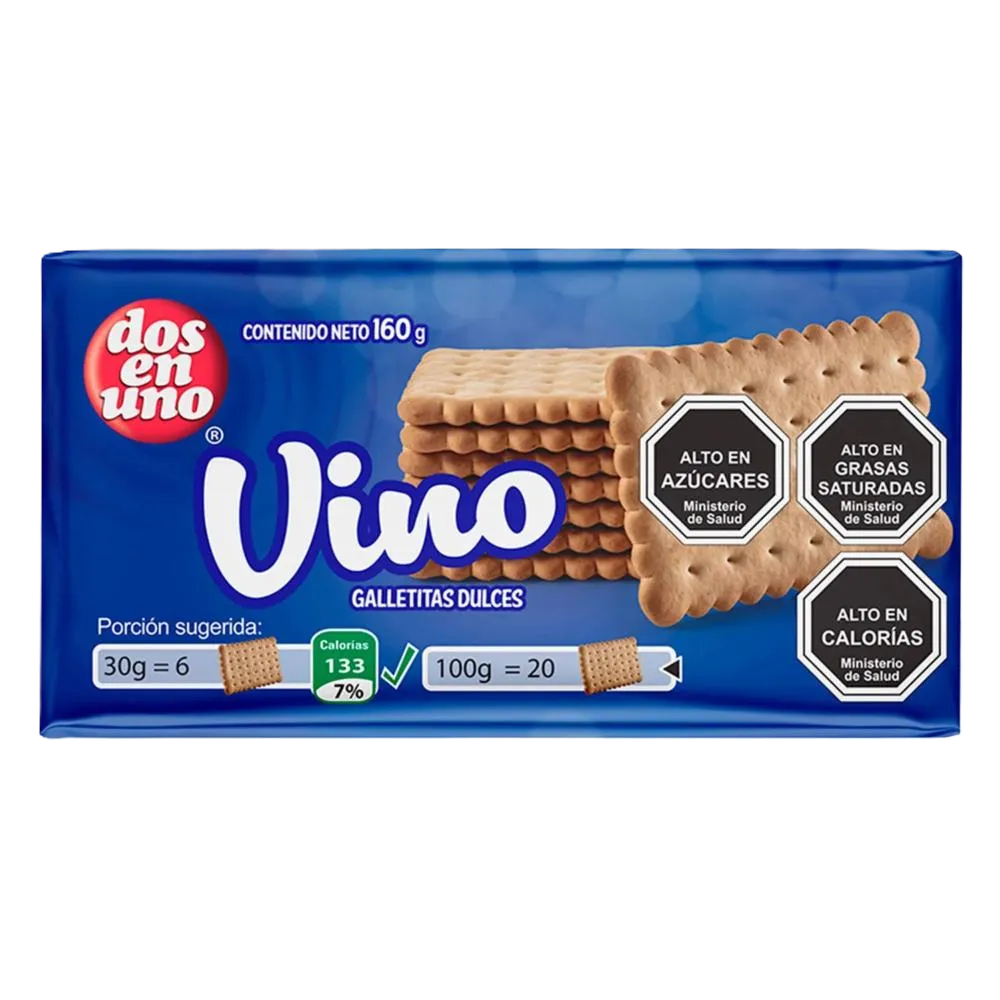 GALLETA VINO DOS EN UNO 160 Grs.