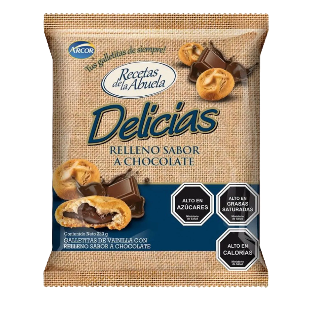 GALLETA DELICIAS RECETA DE LA ABUELA ARCOR 220 Grs.