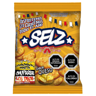 GALLETA MINI SABOR QUESO SELZ 35 Grs.
