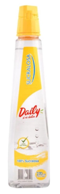 ENDULZANTE GOTAS SUCRALOSA (AMARILLA) DAILY 270 ML