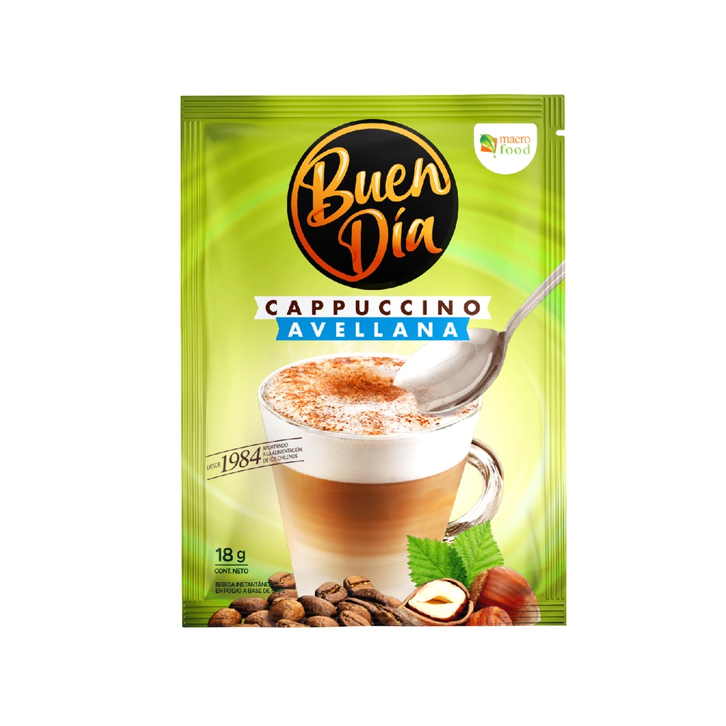 CAPPUCCINO AVELLANA BUEN DÍA 180 Grs.