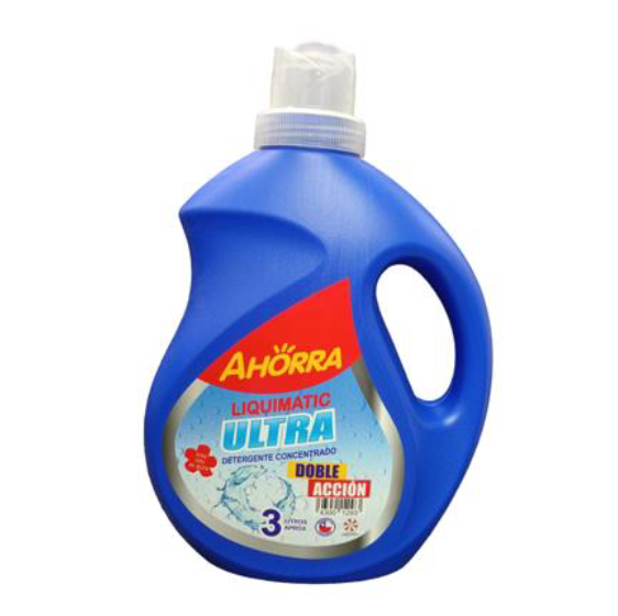 DETERGENTE LIQUIMATIC AHORRA 3 Lts.