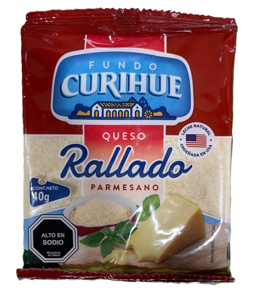 QUESO RALLADO FUNDO CURIHUE 40 Grs.