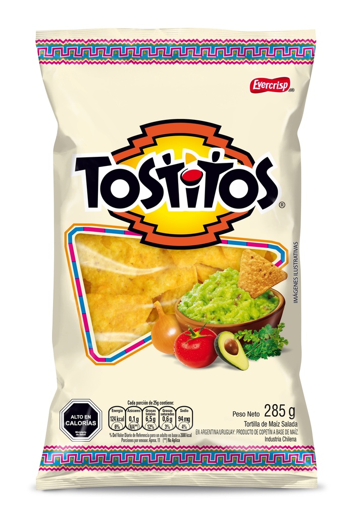 TOSTITOS SAL EVERCRIP 285 Grs.