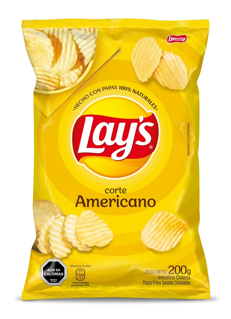 PAPAS FRITAS LAYS 200 Grs.