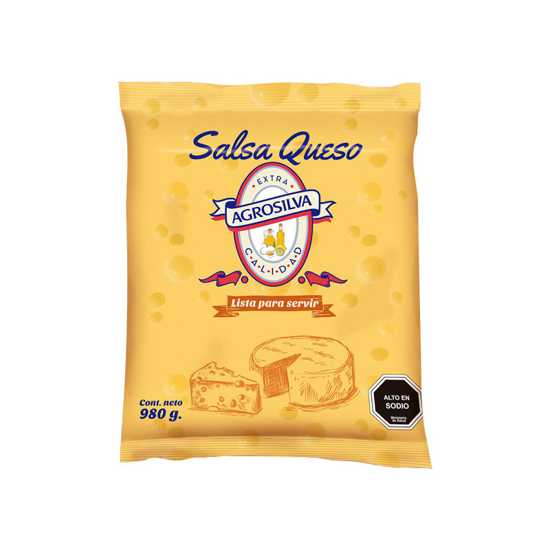 SALSA QUESO AGROSILVA 980 Grs.
