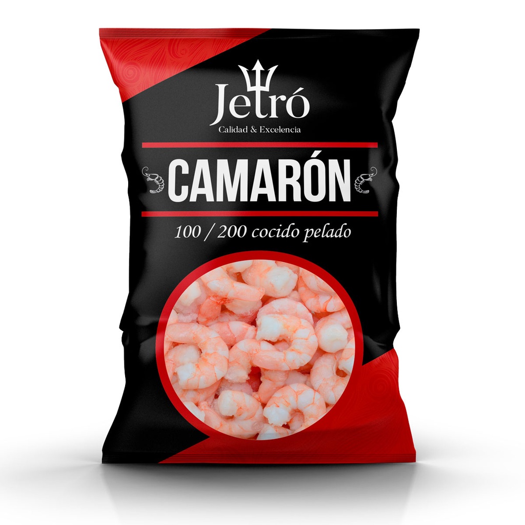 CAMARON 100-200 COCIDO JETRO 1 Kilo