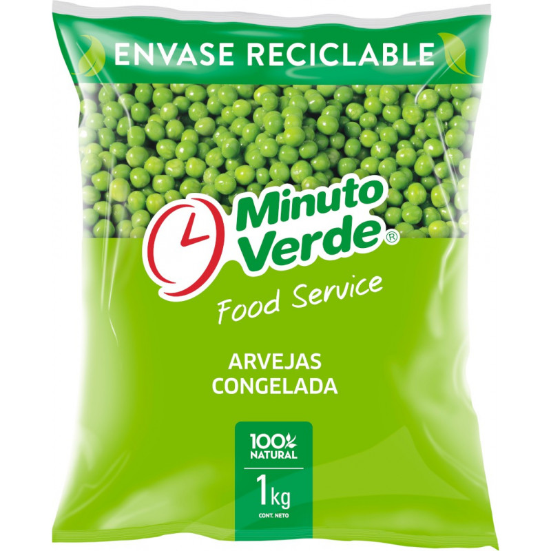 ARVEJAS CONGELADAS MINUTO VERDE 1 Kilo