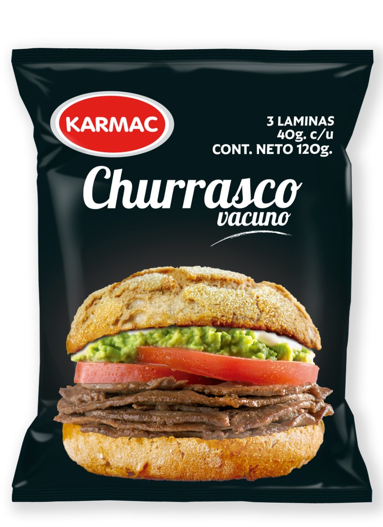 CHURRASCO DE VACUNO KARMAC 120 Grs.