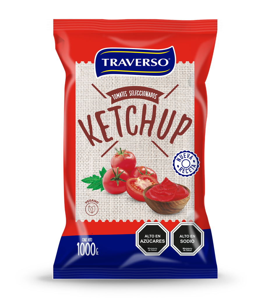 KETCHUP BOLSA TRAVERSO 1 Kilo