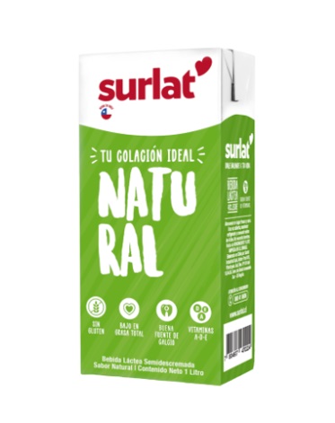 BEBIDA LACTEA NATURAL SLIM SURLAT 1 Litro
