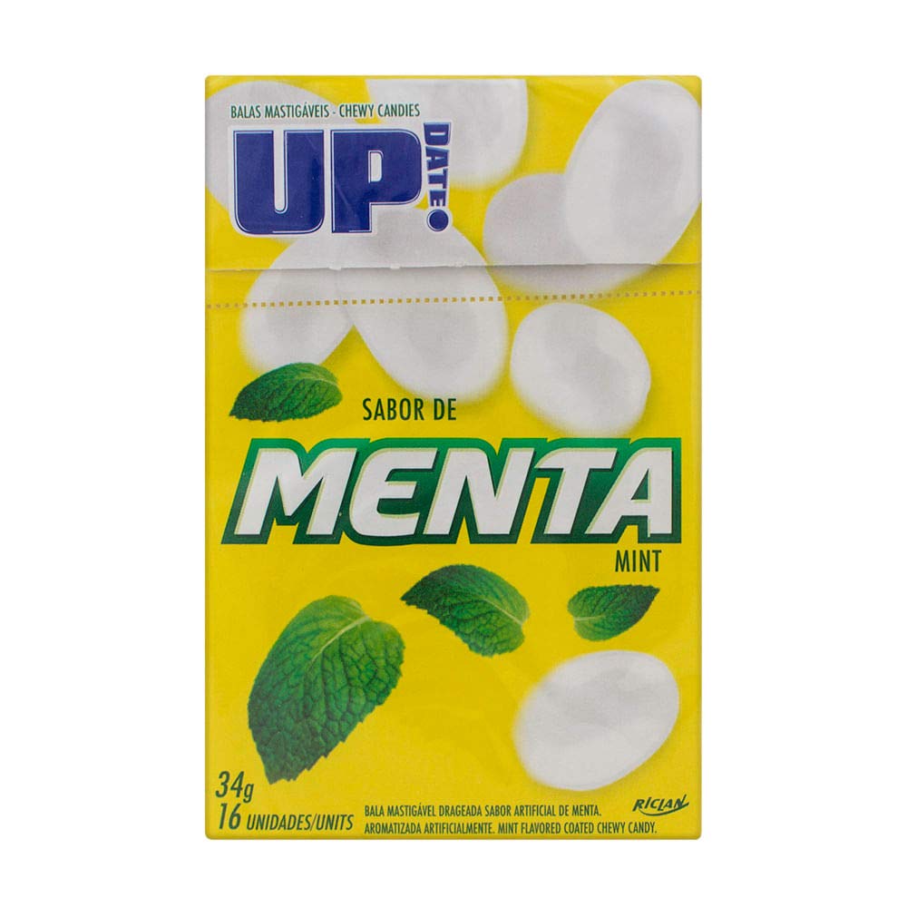 CARAMELO MASTICABLES UP DATE MENTA 34 Grs.