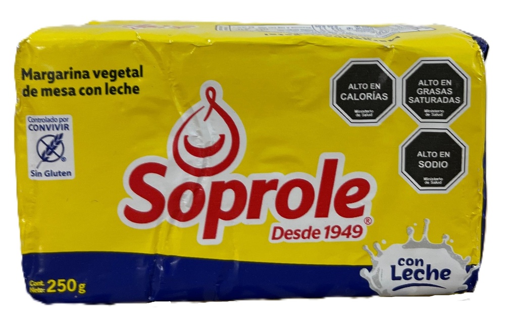 MARGARINA PAN C/SAL SOPROLE 250 Grs.