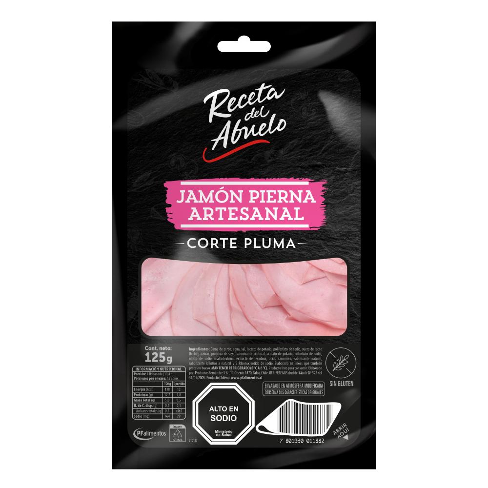 JAMON PIERNA ARTESANAL RECETA DEL ABUELO 125 Grs.