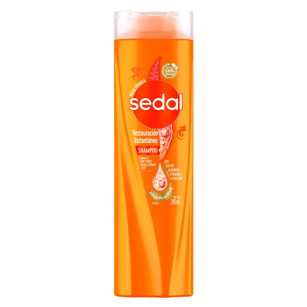 SHAMPOO RESTAURACION INSTANTANEA SEDAL 380 Grs.