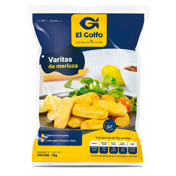 VARITAS REBOZADAS MERLUZA EL GOLFO 1 Kilo