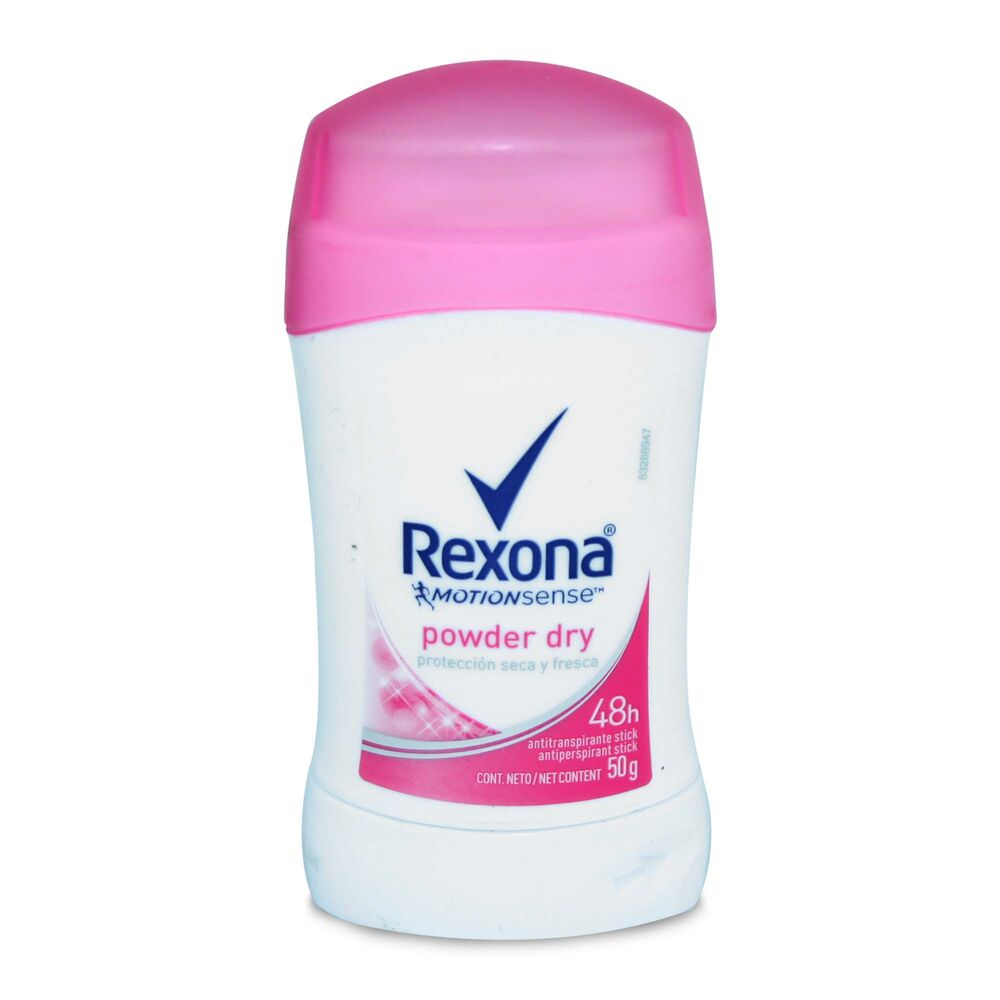 DESODORANTE BARRA POWDER DRY MUJER REXONA 50 Grs.