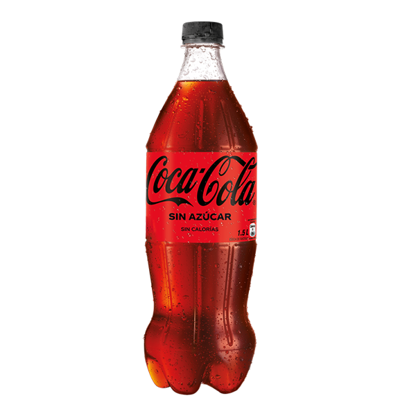 BEBIDA PET S/AZUCAR COCA-COLA 1,5 Lts.