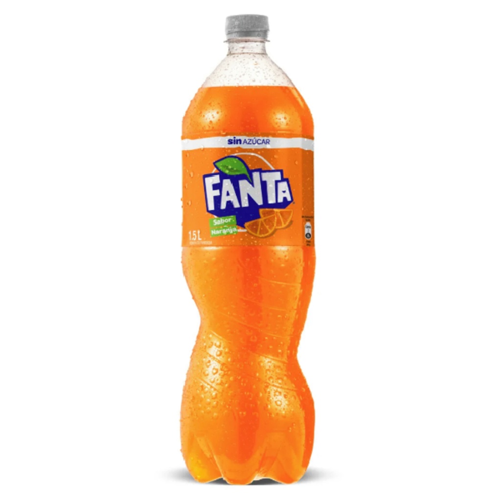 BEBIDA PET NARANJA ZERO+ VIT C FANTA 1,5 Lts.