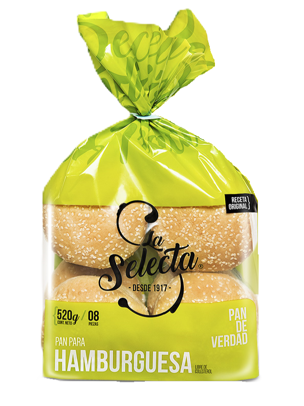 PAN HAMBURGUESA LA SELECTA 520 Grs.