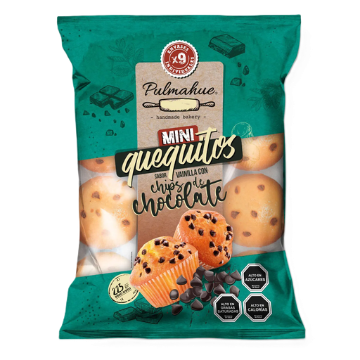 MINI QUEQUITOS SABOR CHIPS CHOCOLATES LA SELECTA 225 Grs.