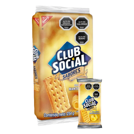 GALLETA MANTEQUILLA CLUB SOCIAL 216 Grs.