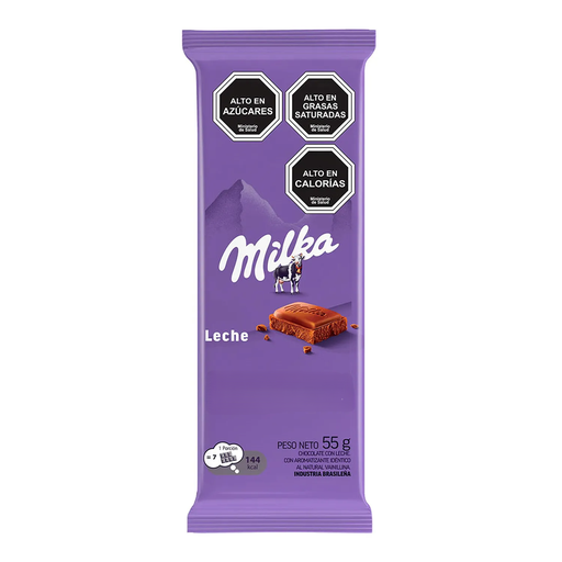 CHOCOLATE LECHE MILKA 55 Grs.