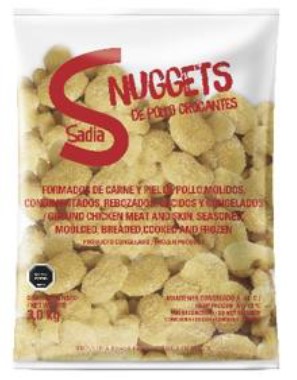 NUGGETS DE POLLO CROCANTE SADIA 3 Kgs.