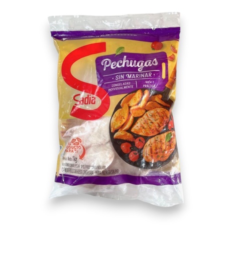 PECHUGA POLLO FILETE IQF SADIA 1 Kilo