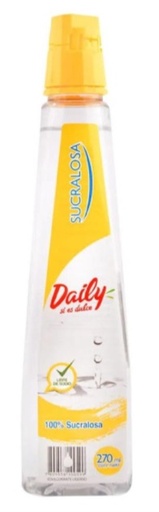 ENDULZANTE GOTAS SUCRALOSA (AMARILLA) DAILY 270 ML