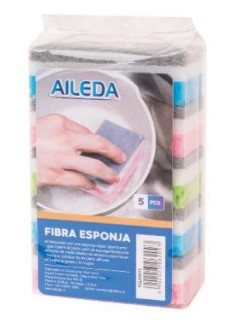 FIBRAESPONJA DE COLORES MULTIUSO X5 AILEDA