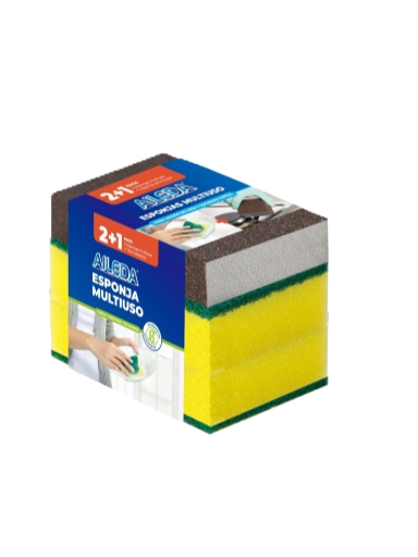PACK DE ESPONJAS MULTIUSO X3 AILEDA