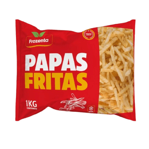PAPAS PREFRITAS CALIBRE 10x10 FROZENTA 1 Kilo
