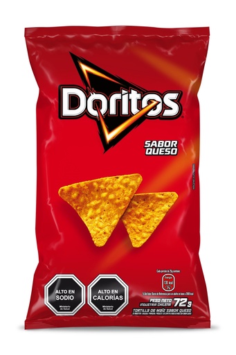 DORITOS SABOR QUESO EVERCRIP 72 Grs.