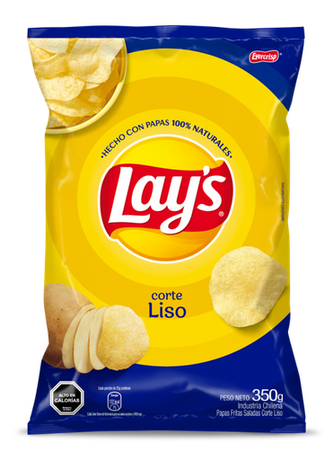 PAPAS FRITAS LISA LAYS 350 Grs. 