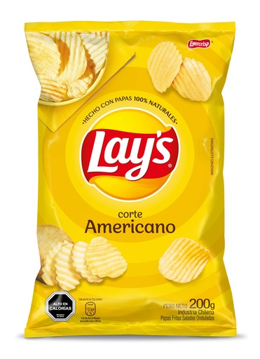 PAPAS FRITAS LAYS 200 Grs.