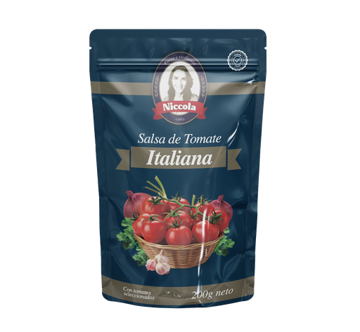 SALSA DE TOMATE ITALIANA NICCOLA 200 Grs.
